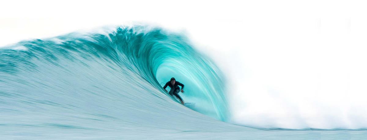 surfing wave